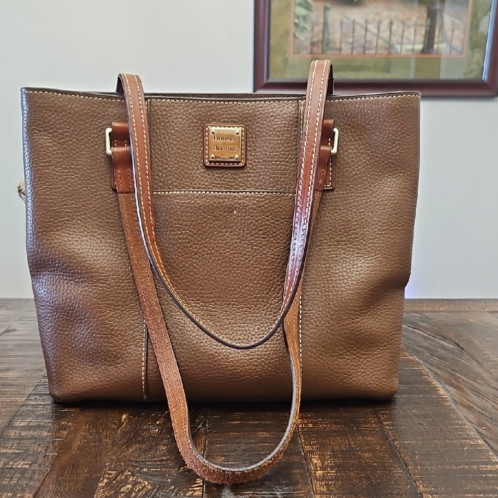 Dooney & Bourke Brown Small Lexington Tote